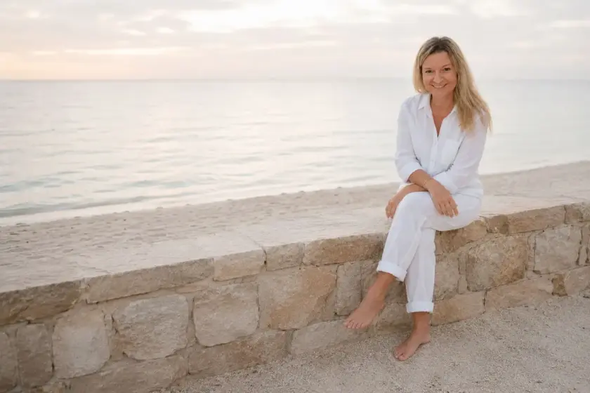 Marion Schakke am Strand